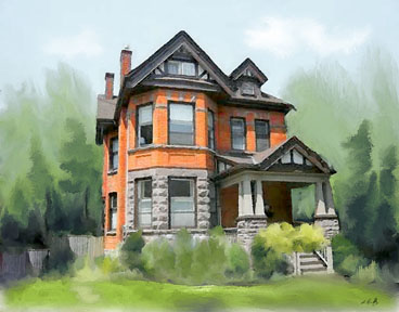 Home Photo Gallery on Portraits  Portrait Paintings Of Houses Of Your Home Brians Gallery