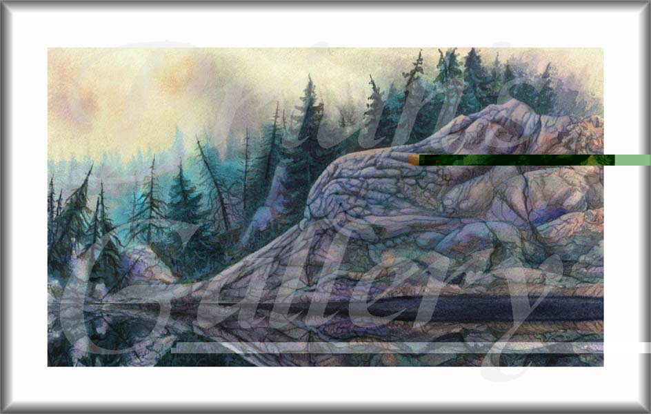 Digital Fine Art Painting Title Sleeping Fossill