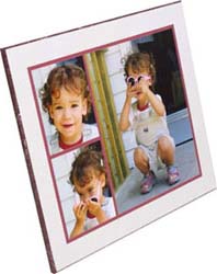 plaque mounting with multiple pictures
